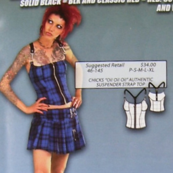 Lip Service Tops - Rare Lip Service Punk & Disorderly Top Small